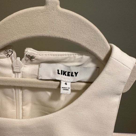 Likely Shayna White Sleeveless Dress - Picture 4 of 4